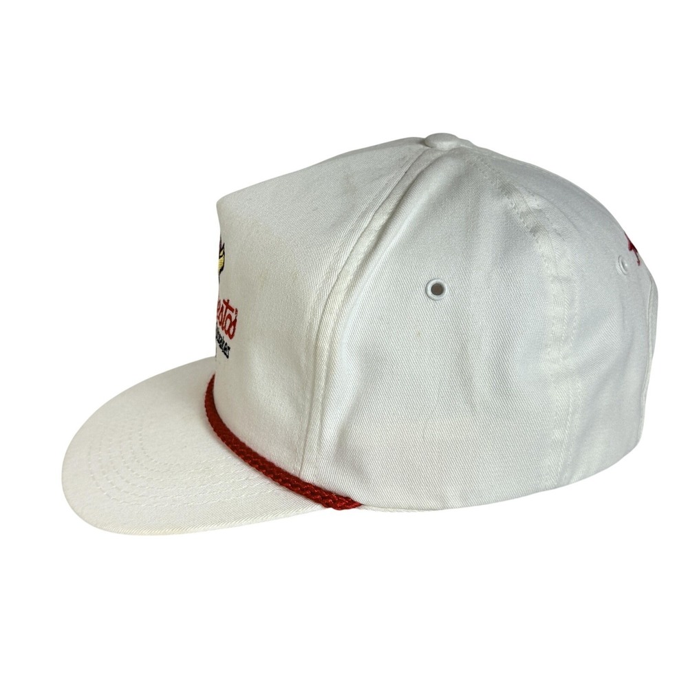Vintage Raybestos Hat Cap Snap Back One Size White Mens AB Emblems 80s - Picture 2 of 12